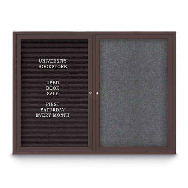 Corkboard, 18"x24", Synthetic Cork/Black